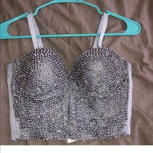 Gorgeous light blue top